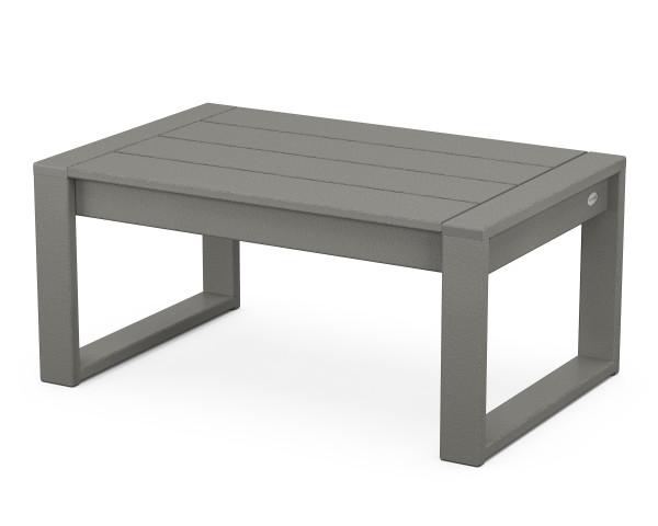 Polywood EDGE Outdoor Coffee Table - Weather-Resistant, Durable & Low Maintenance - Perfect for Patio, Deck, Poolside or Garden Furniture