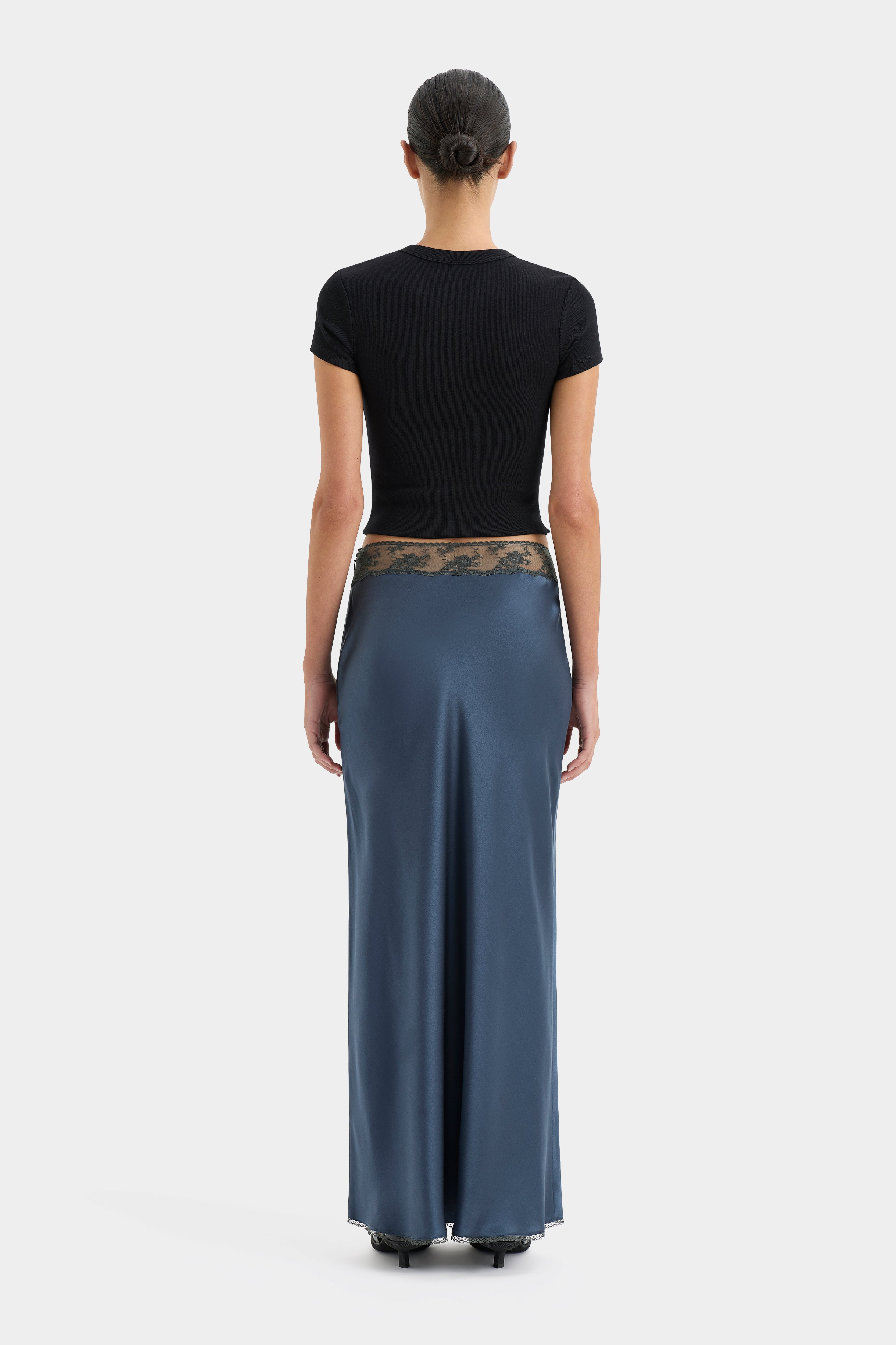 Aries Bias Skirt - Women's Flowy Midi Skirt with High Waist & Side Slit | Perfect for Casual Outfits, Date Nights & Summer Vacations