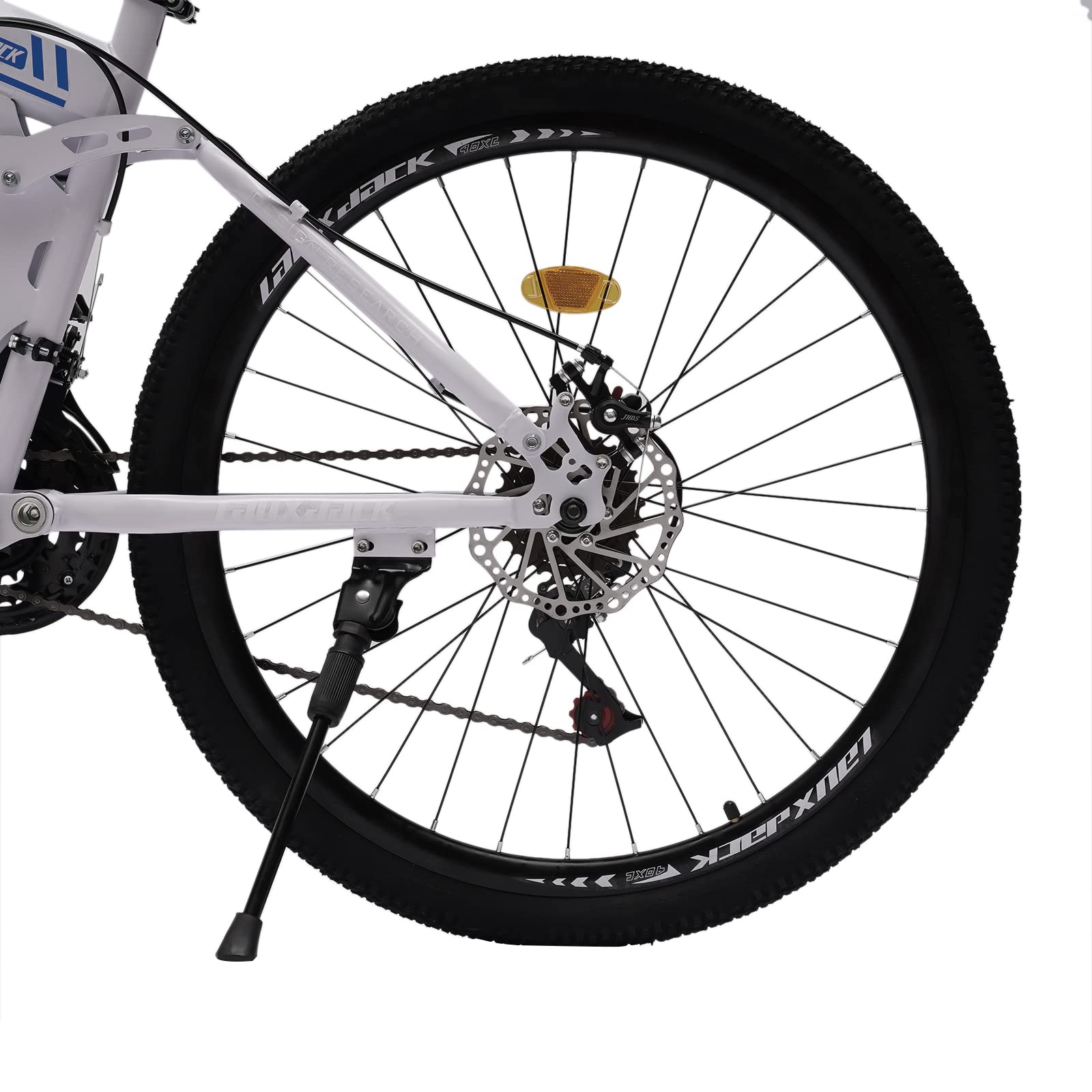 Foldable Bicycle for Adults - High Carbon Steel Folding Mountain Bike with Dual Disc Brake | Non-Slip Design for Men & Women | Perfect for Uneven Roads, Muddy Trails & Mountain Adventures | Commuting, Camping & Urban Exploration