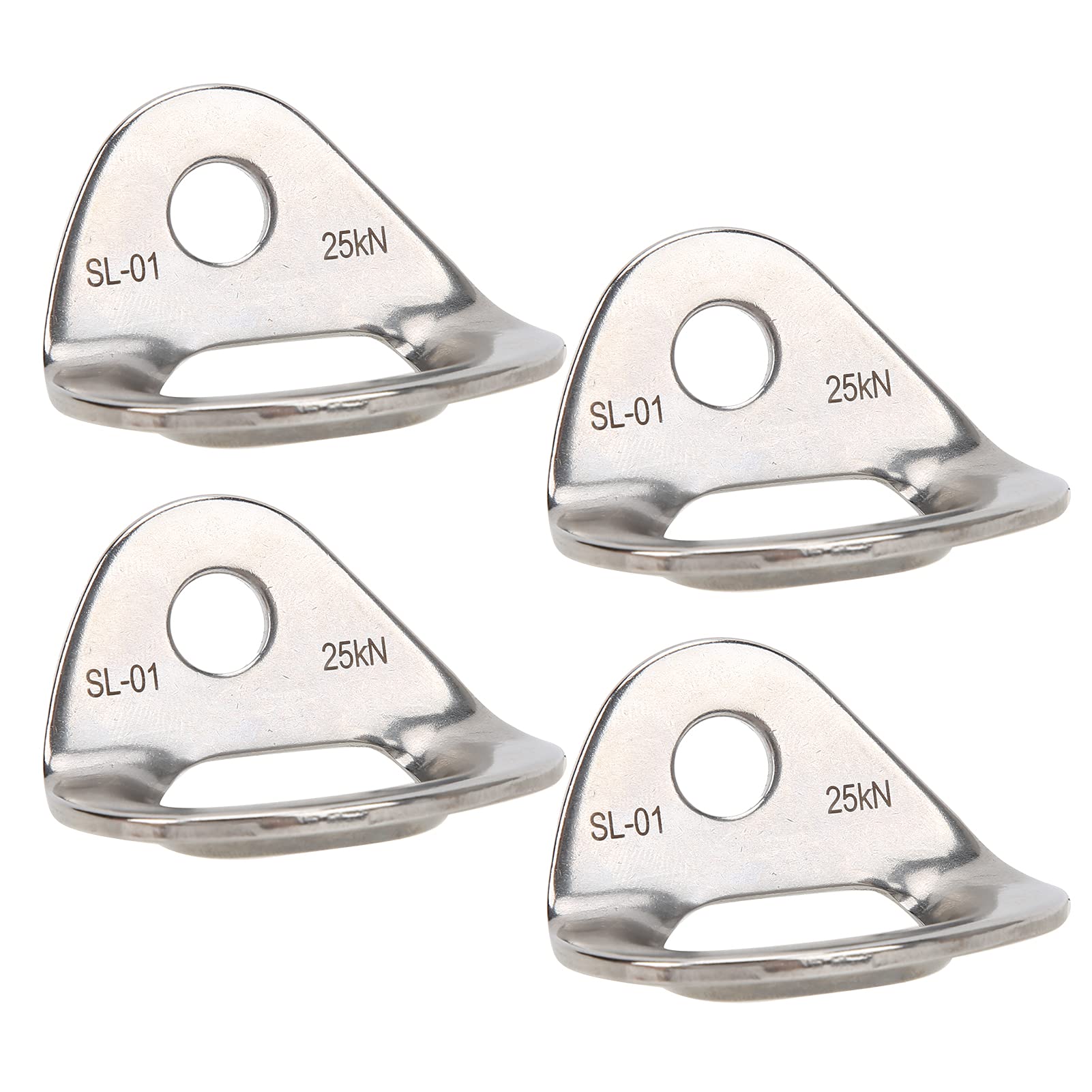 Premium Rock Climbing Anchors - Heavy Duty Stainless Steel Climbing Protection Gear for Mountaineering, Caving & Rescue Operations - Ideal for Fast Descents & Outdoor Adventures