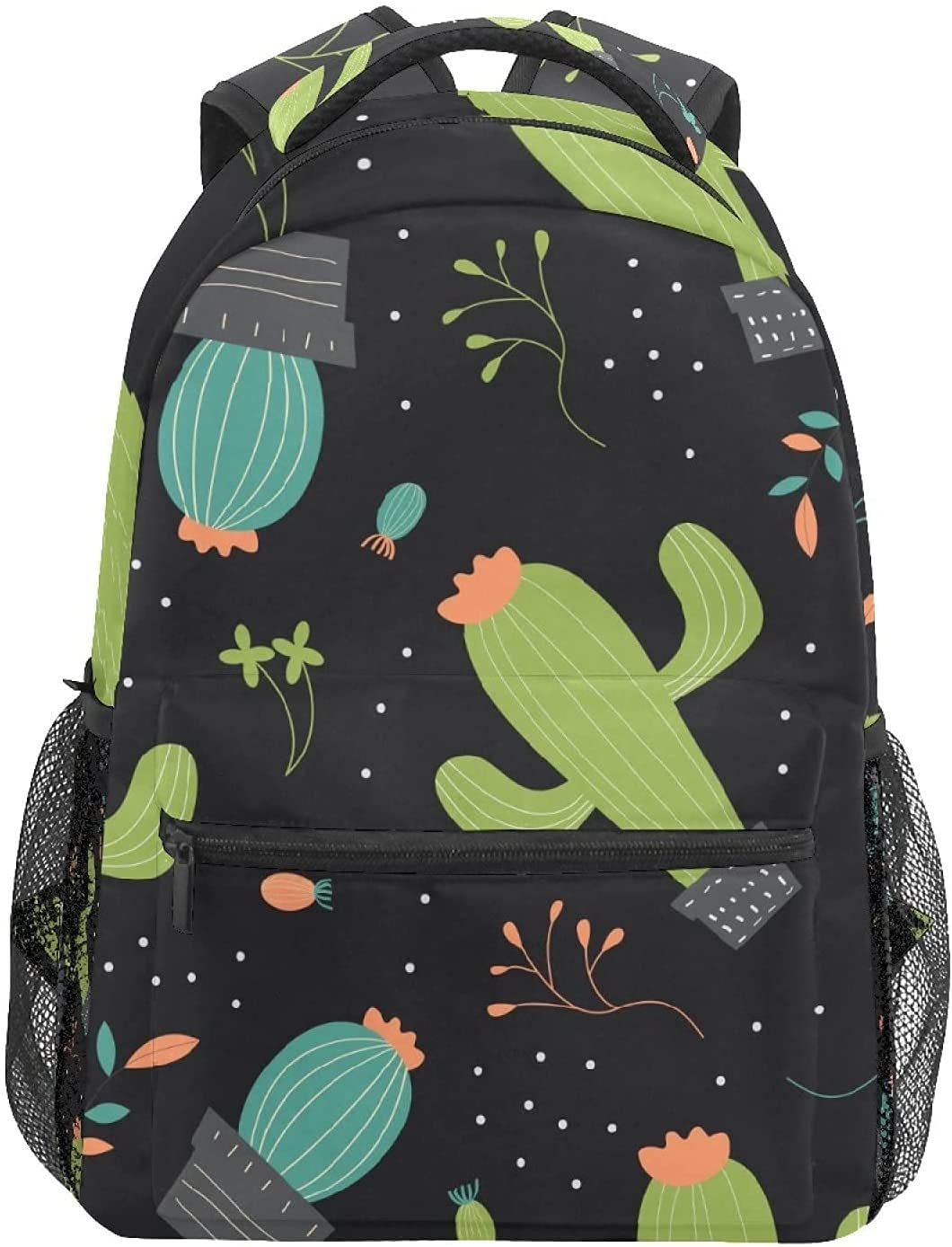 Vintage Cactus Backpack for Women & Men - Stylish Daypack for School, College, Travel & Outdoor Adventures | Trendy Unisex Bookbag for Teens & Adults