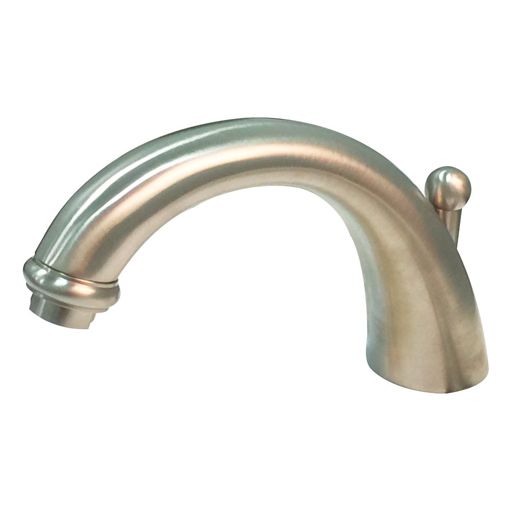 Rohl C2104STN Country Bath San Julio 4-Hole Mixer Bath Spout with Diverter for A2104 in Satin Nickel - Perfect for Vintage & Farmhouse Style Bathrooms