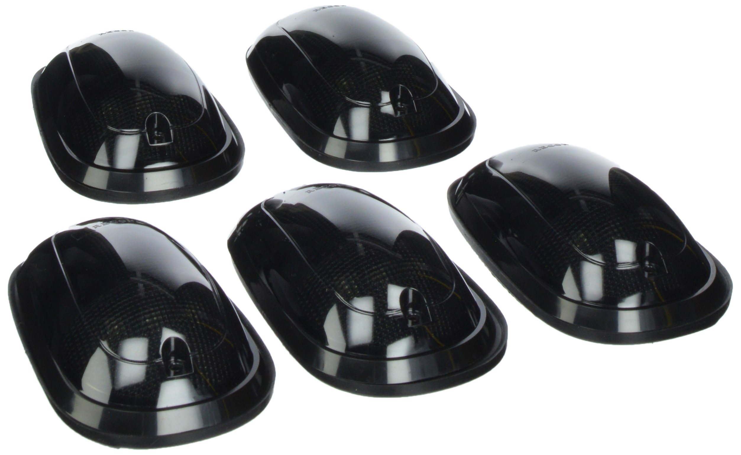 Recon 264146BK Smoked Cab Roof Lights 5-Piece Set for 2003-2007 Dodge Ram 2500 & 3500 Heavy Duty Trucks - Off-Road Lighting Upgrade for Enhanced Visibility