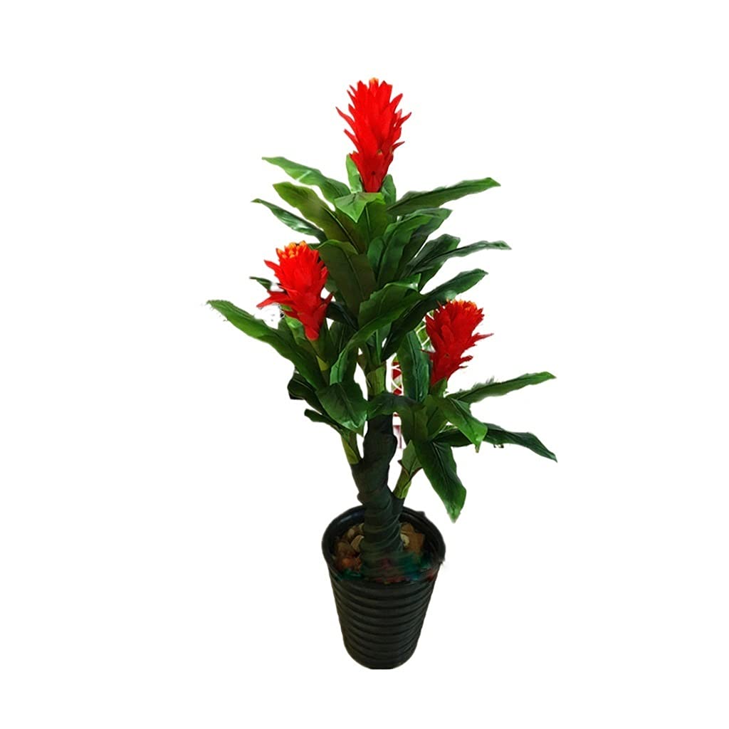Modern Fake Potted Plants - Artificial Lucky Fortune Flowers for Home Decor, Realistic Simulation Tree Housewarming Gift for Living Room, Office & Wedding Decorations (Color: A)