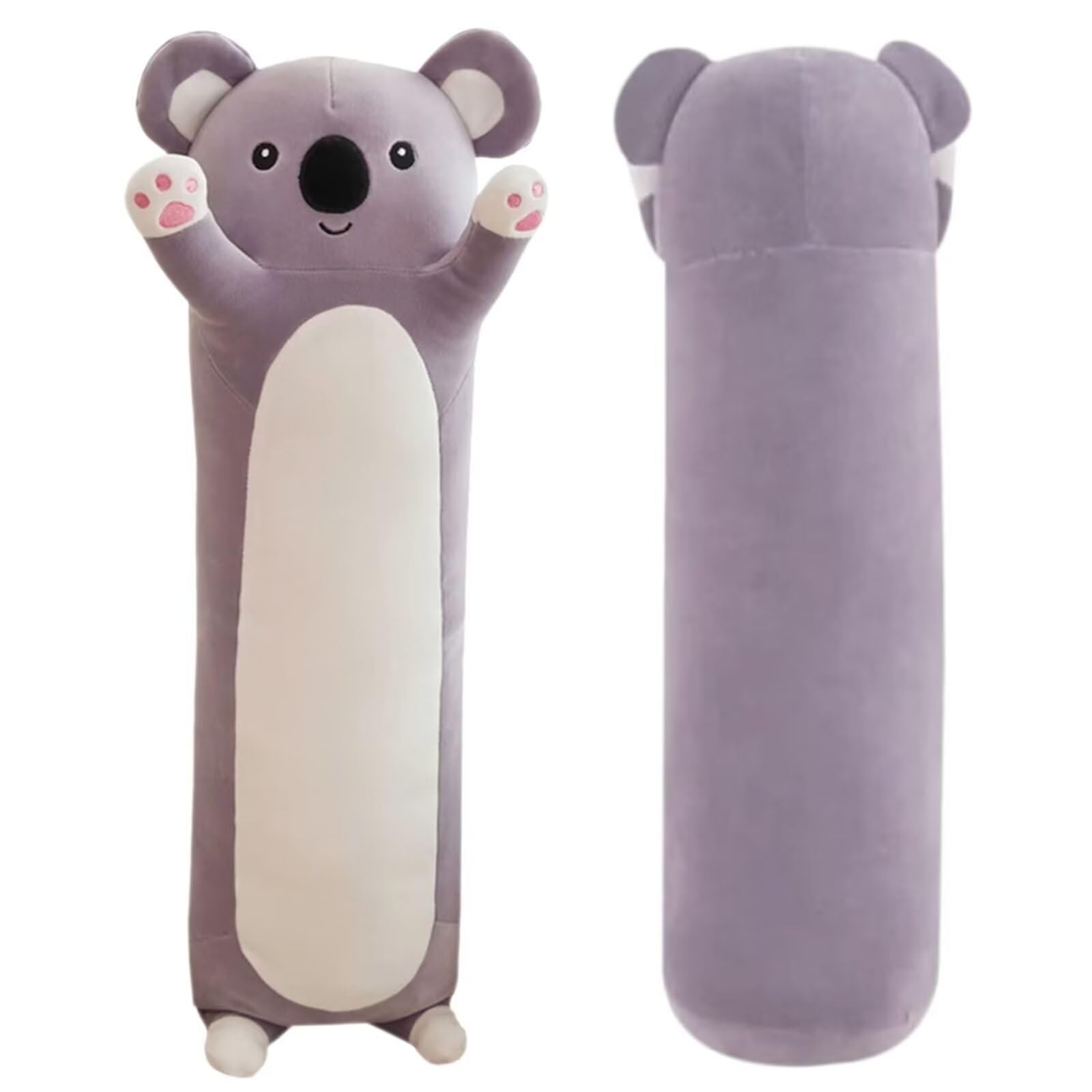 Soft Koala Stuffed Animal Body Pillow - Extra Long Plush Toy for Kids & Toddlers, Cute Gift for Boys & Girls - Perfect for Bedtime, Travel & Nursery Decor