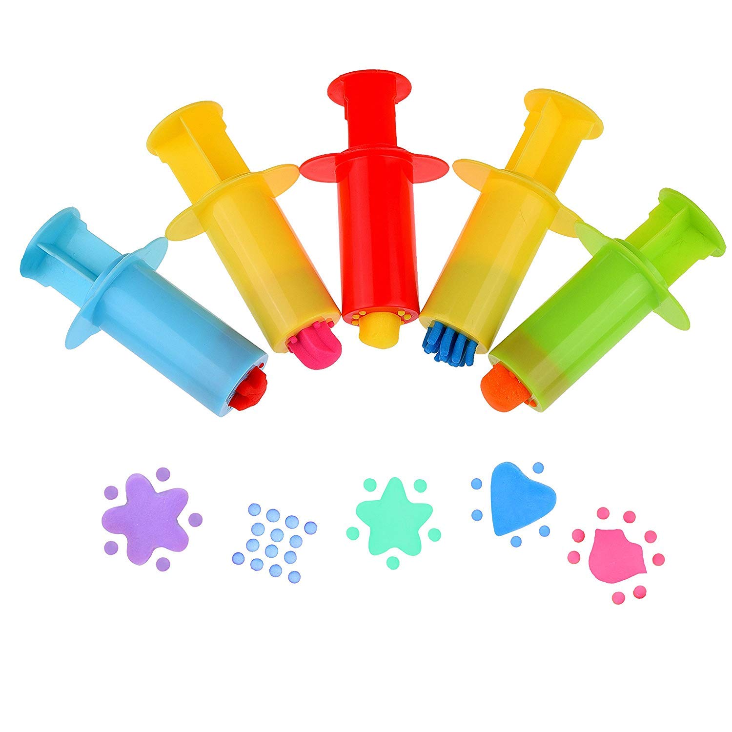 11-Piece Smart Dough Tools Kit with Models & Molds | Dough Extruders for Kids | Perfect for Playdough Creations, Baking Decorations & Sensory Play Activities