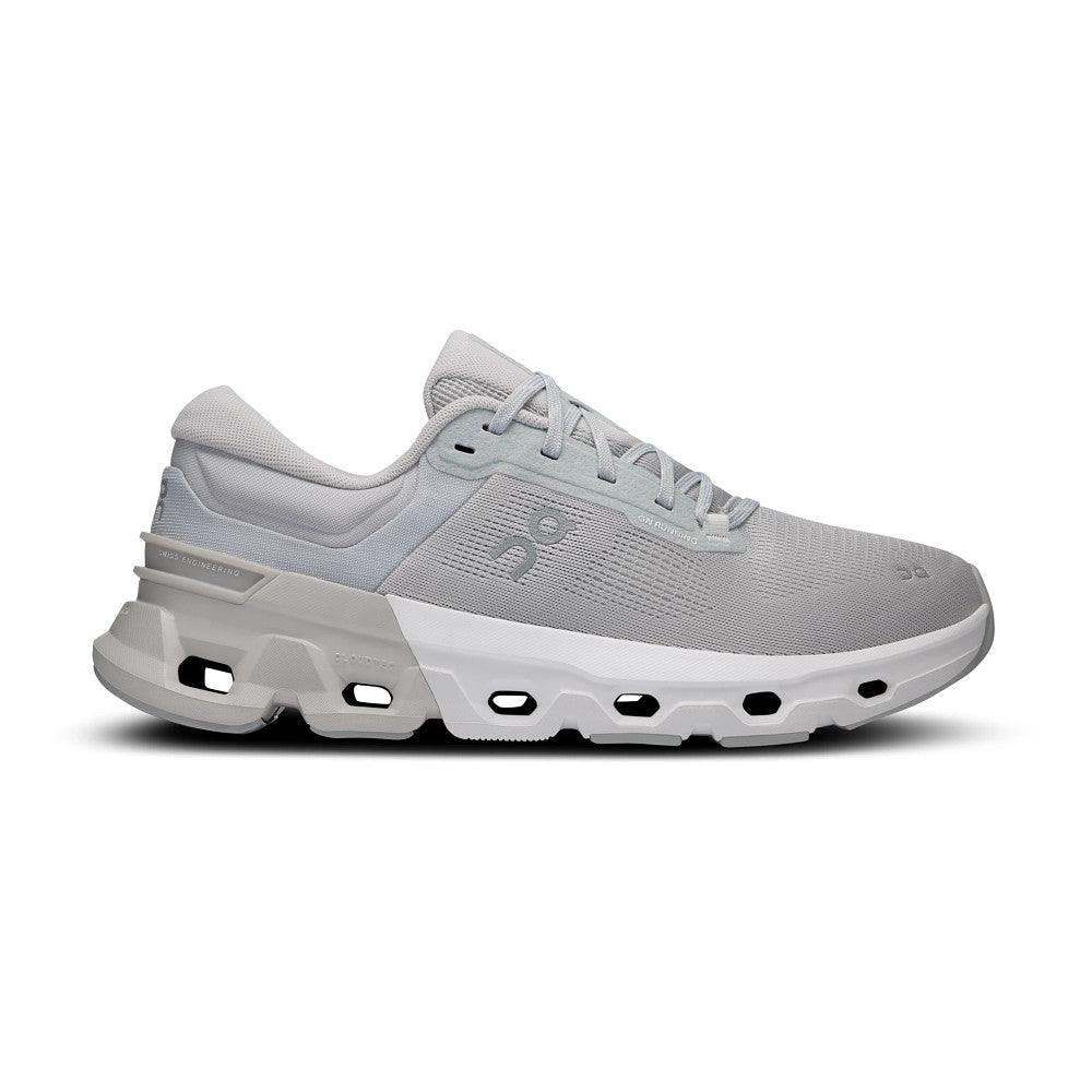 Men's On Cloudflyer 5 Running Shoes - Glacier/Wolf Color - Size 12.5 D Medium - Lightweight Cushioned Sneakers for Road Running & Gym Workouts