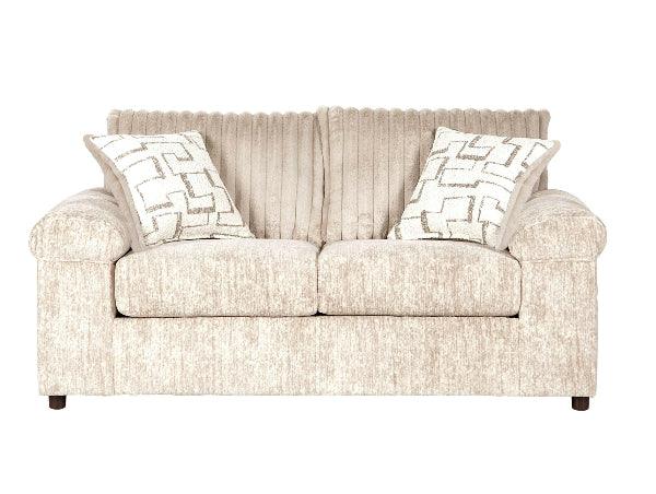 Galactic Parchment Loveseat 19950LS - Modern Faux Leather Reclining Sofa for Small Spaces | Perfect for Apartments, Living Rooms & Home Theaters