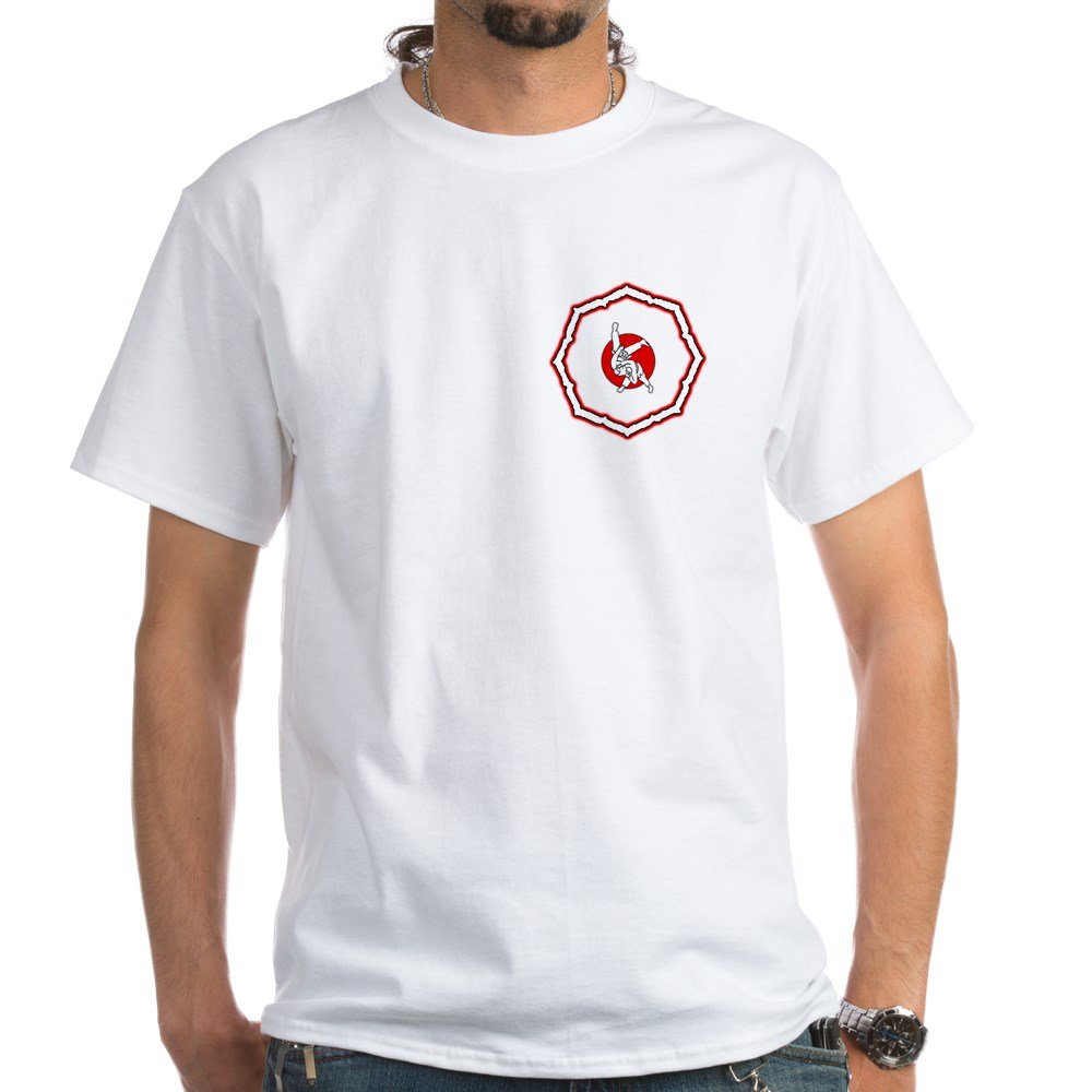 Kodokan Judo White Cotton T-Shirt for Men & Women - Comfortable Martial Arts Training Tee for Judokas, Dojo Practice & Casual Wear