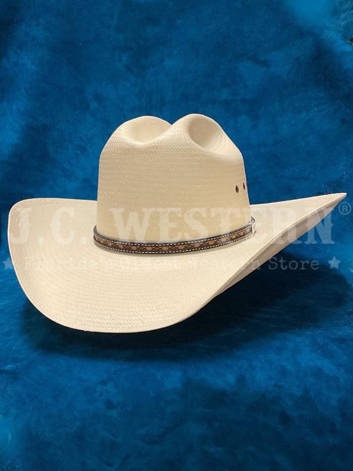 Resistol RSOCRO 304281 OCHO RIOS 10X George Strait Collection Straw Cowboy Hat - Natural Color for Men - Perfect for Outdoor, Rodeo, and Country Music Events