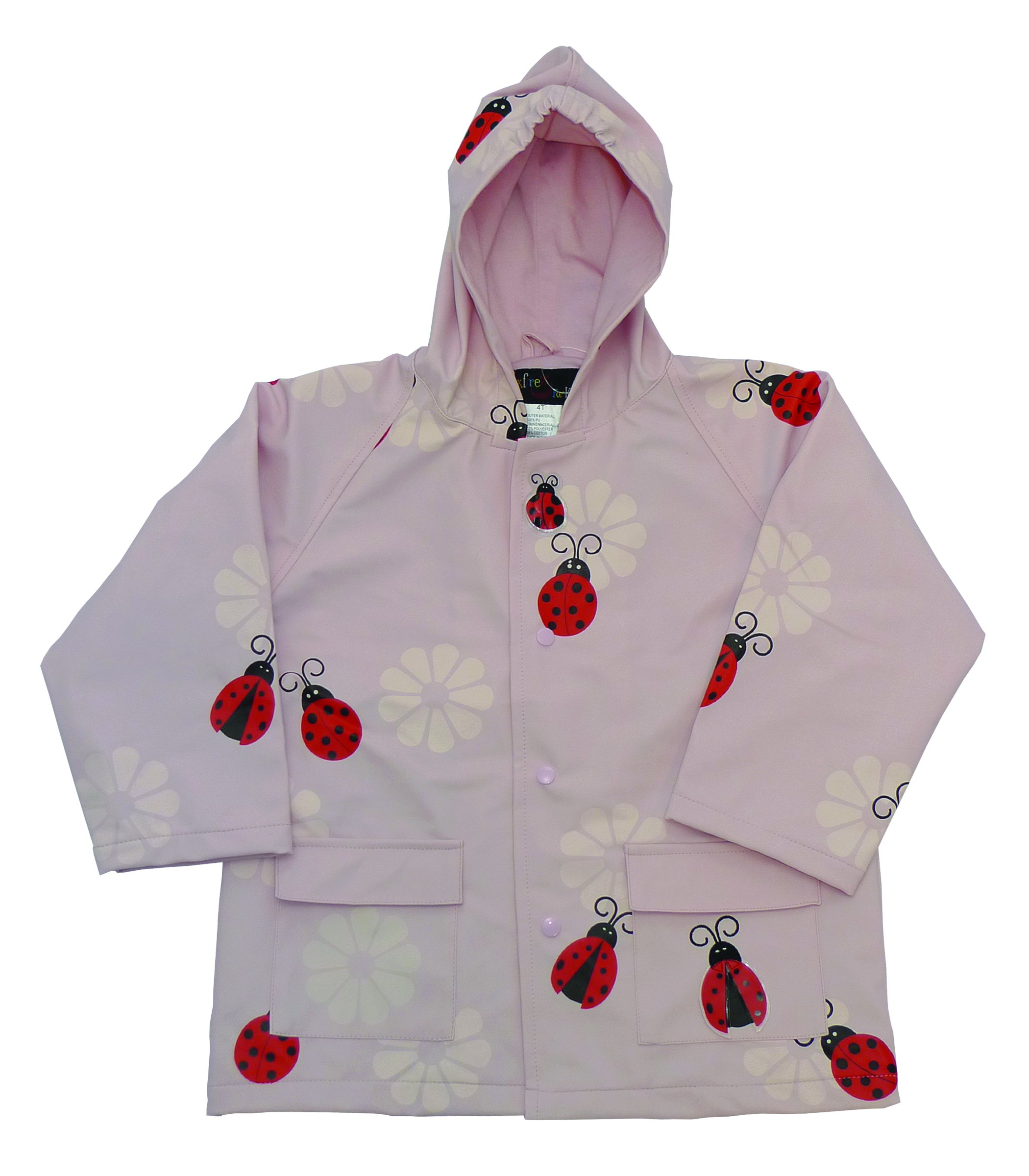 FOXFIRE Girls' Raincoat for Toddlers & Kids - Waterproof Lightweight Jacket for Outdoor Play, School & Rainy Day Adventures