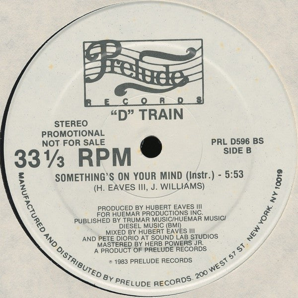 D Train - Something's On Your Mind 12