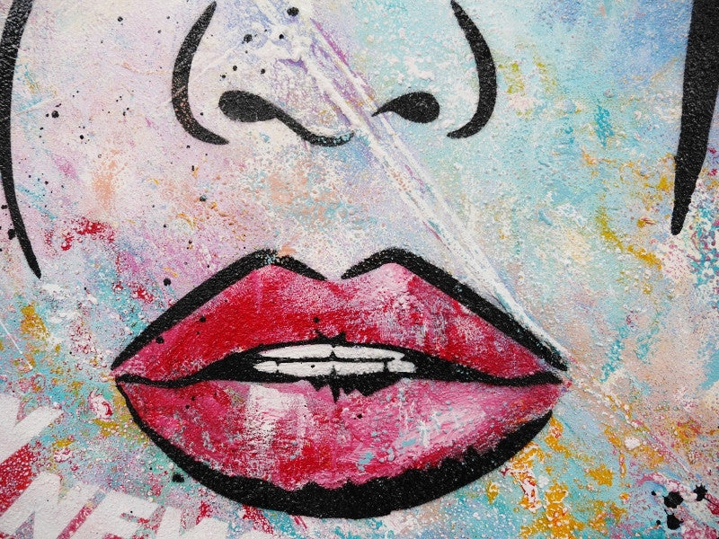 Urban Pop Art Canvas Print - Beautiful Woman Wall Decor for Living Room, Bedroom & Office | Modern Artwork for Home & Office Inspiration
