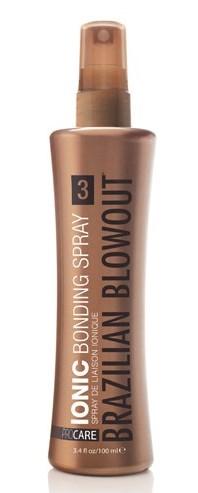 Brazilian Blowout Ionic Bonding Spray for Smooth & Frizz-Free Hair - Professional Salon Quality Treatment at Home - Perfect for Dry, Damaged & Curly Hair Types