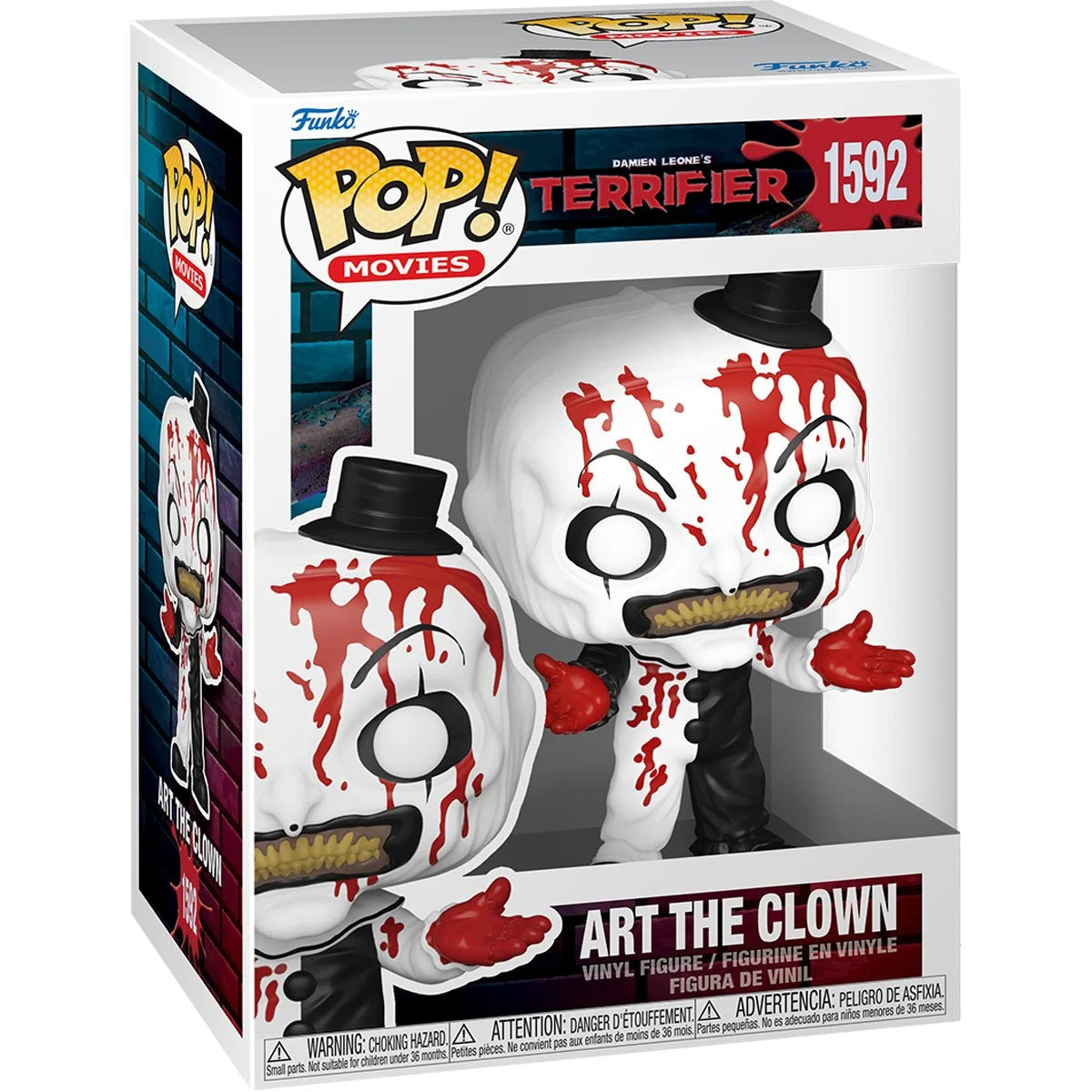 Terrifier: Art the Clown Horror Movie Collectible (Bloody Edition) - Perfect for Halloween Decorations & Horror Film Fan Gifts