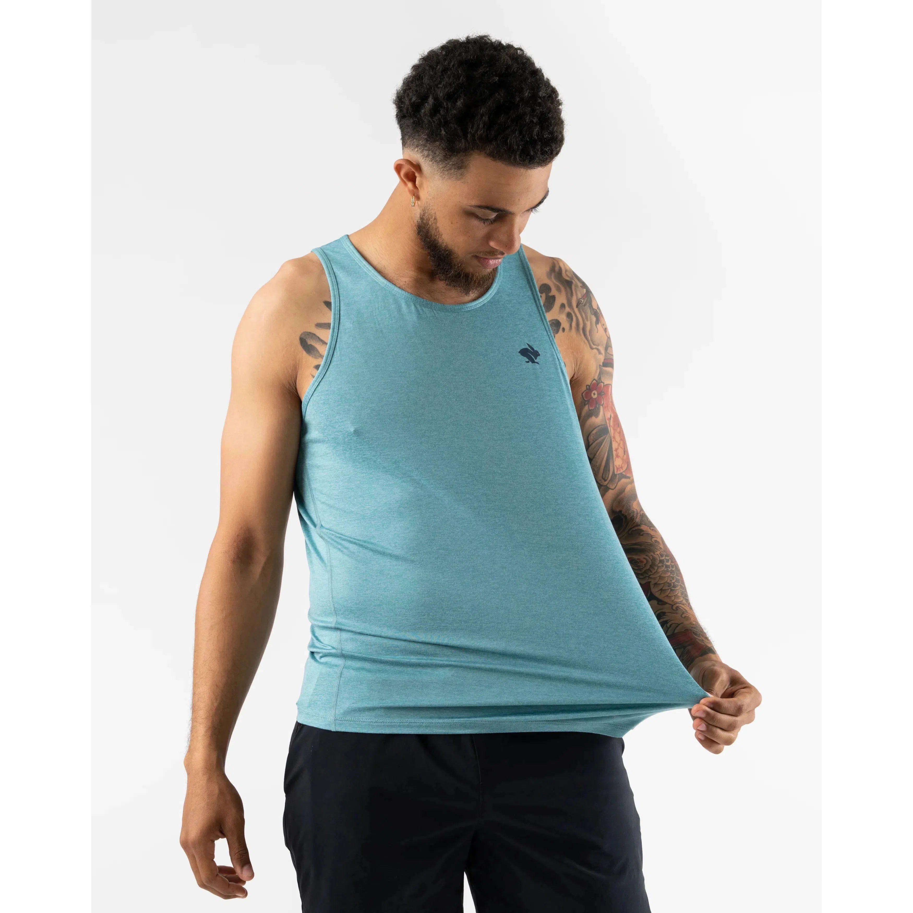 Men's Rabbit EZ Tank Top - Soft Breathable Cotton Casual Shirt for Summer - Perfect for Outdoor Activities, Beach Wear & Gym Workouts