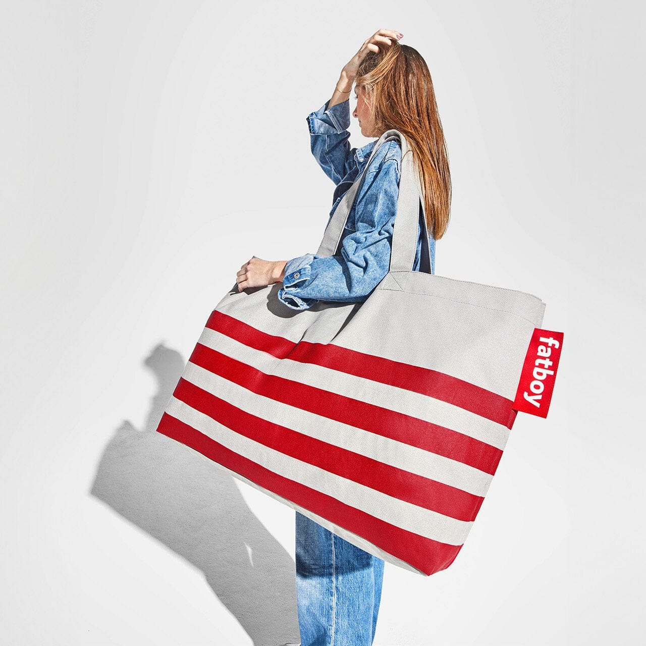 White Carry Too Much Bag - Large Capacity Tote Bag for Women, Work, Travel & Shopping