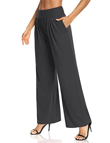 Women's Loose Comfy Yoga Sweatpants - Wide Leg Lounge Pants with Drawstring & Pockets for Workout, Jogging & Relaxation | Perfect for Yoga, Pilates, Home Wear & Casual Outfits