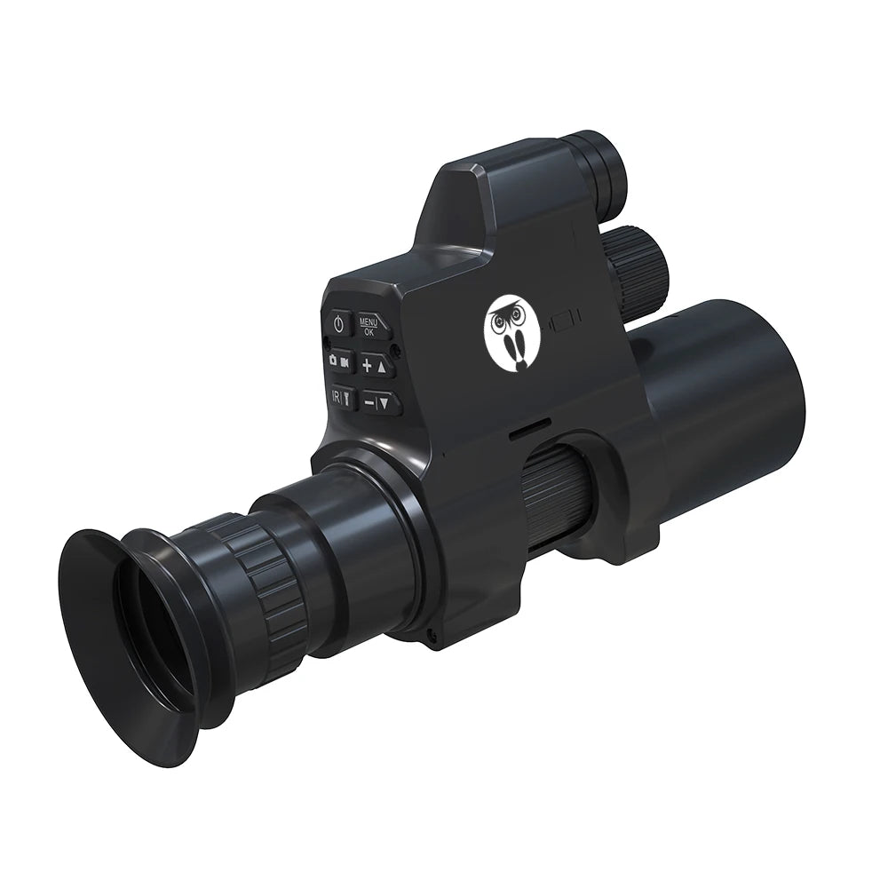 High-Precision Sniper Hunting Scope with Night Vision & Thermal Imaging | Clip-On Rifle Scope Attachment for Outdoor Shooting | Infrared Camera for Low Light Hunting & Tactical Operations
