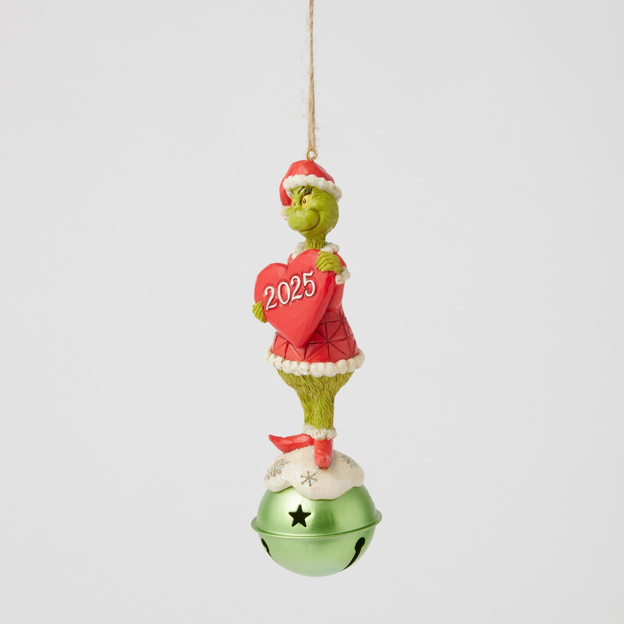 2025 Grinch on Bell Christmas Ornament - Perfect for Holiday Tree Decorations & Festive Home Decor