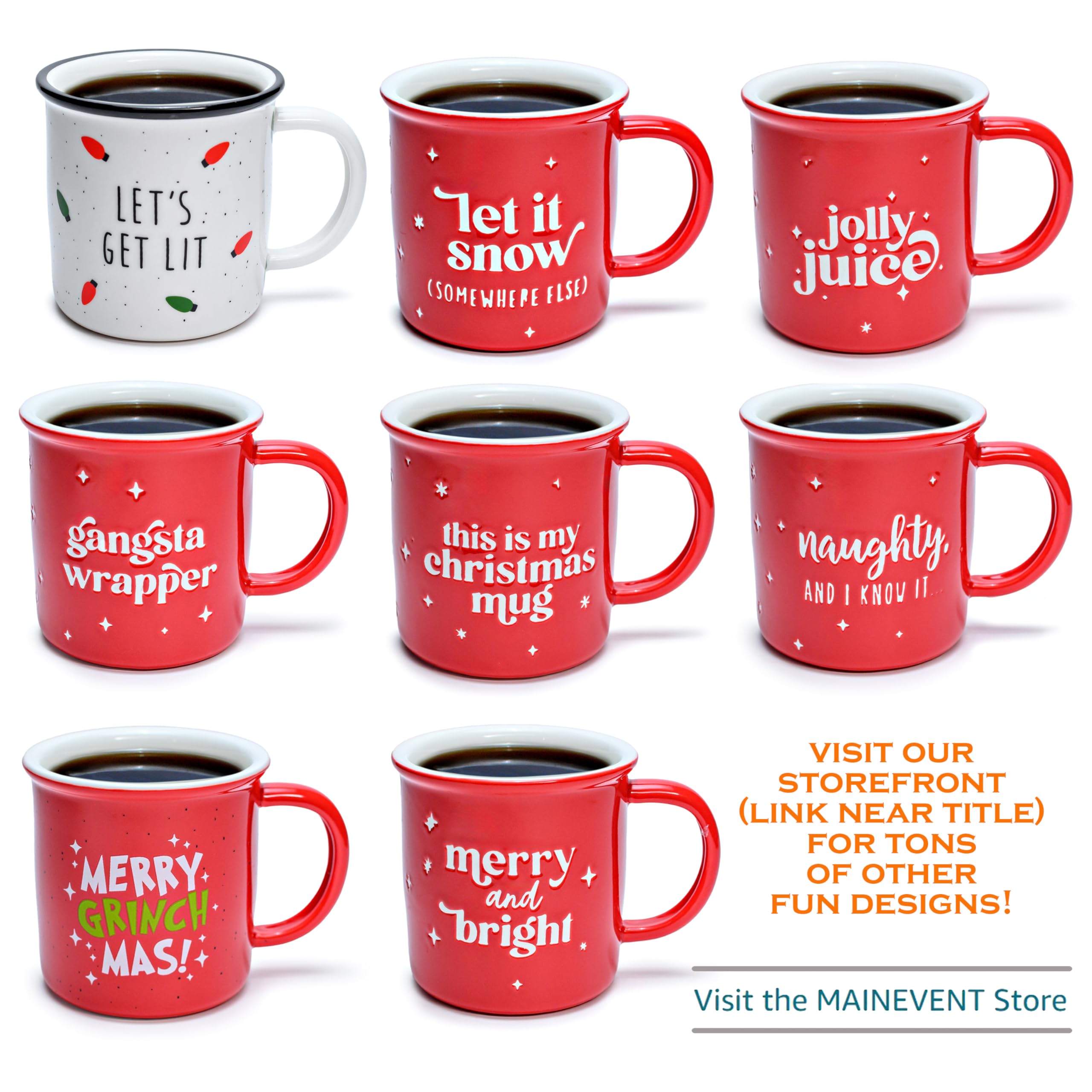MAINEVENT Mr and Mrs Mugs Set - 11 Oz Ceramic Coffee Cups for Couples, Wedding Gift, Anniversary Present - Perfect for Morning Coffee, Romantic Dates & Couple Bonding Time
