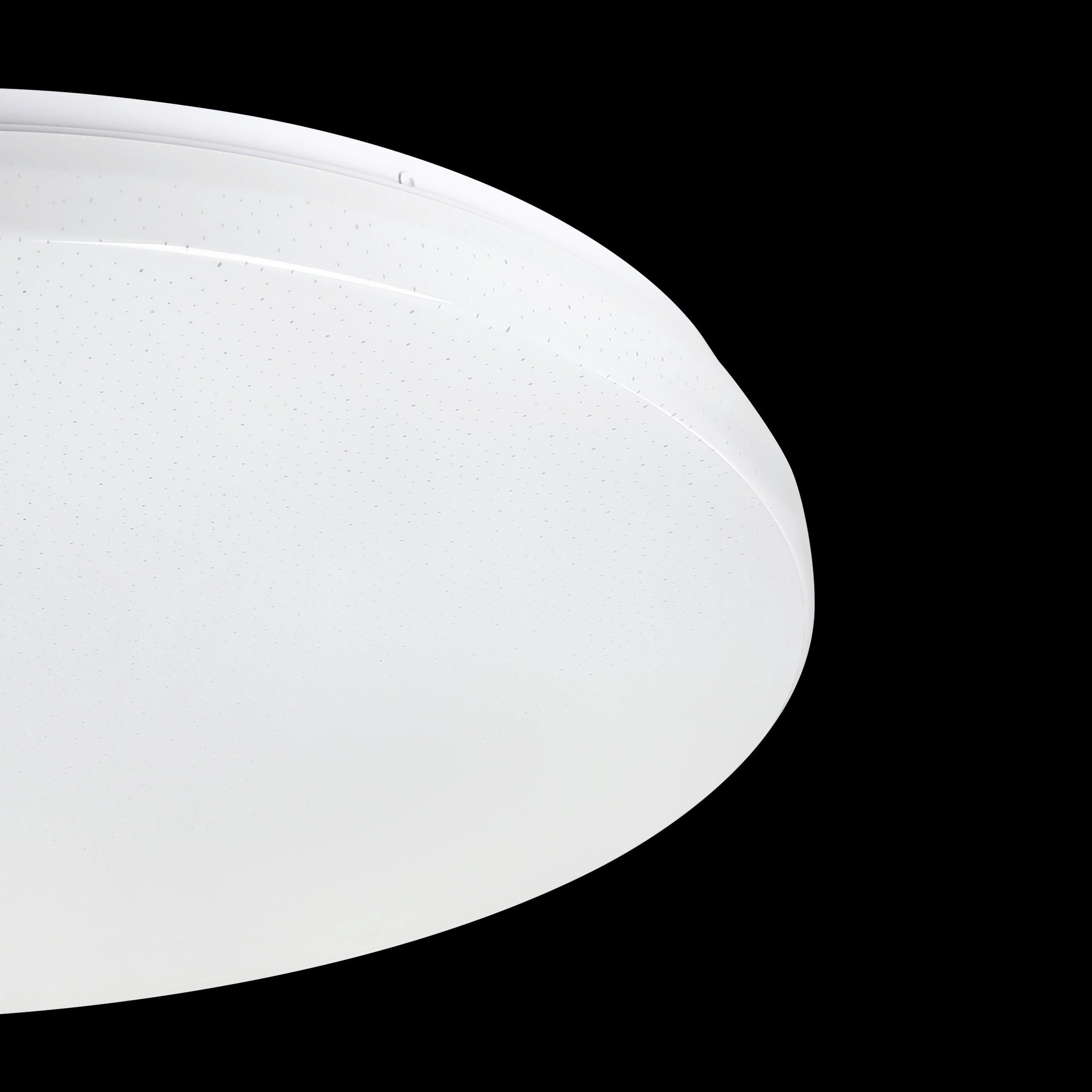 Eglo Connect Totari Z Smart Round White LED Flush Ceiling Light 53cm - Dimmable Modern Lighting for Bedroom, Kitchen & Living Room - Alexa & Google Home Compatible