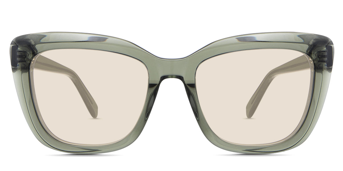 LESA Women's Prescription Tinted Glasses - Stylish & UV Protection for Reading, Driving & Outdoor Activities