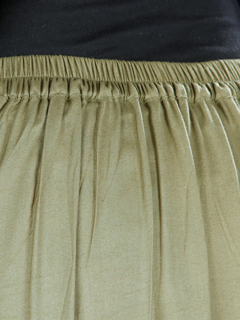 Afrah Skirt - Women's Flowy Midi Skirt with Elastic Waist | Perfect for Casual Wear, Beach Outfits & Boho Fashion
