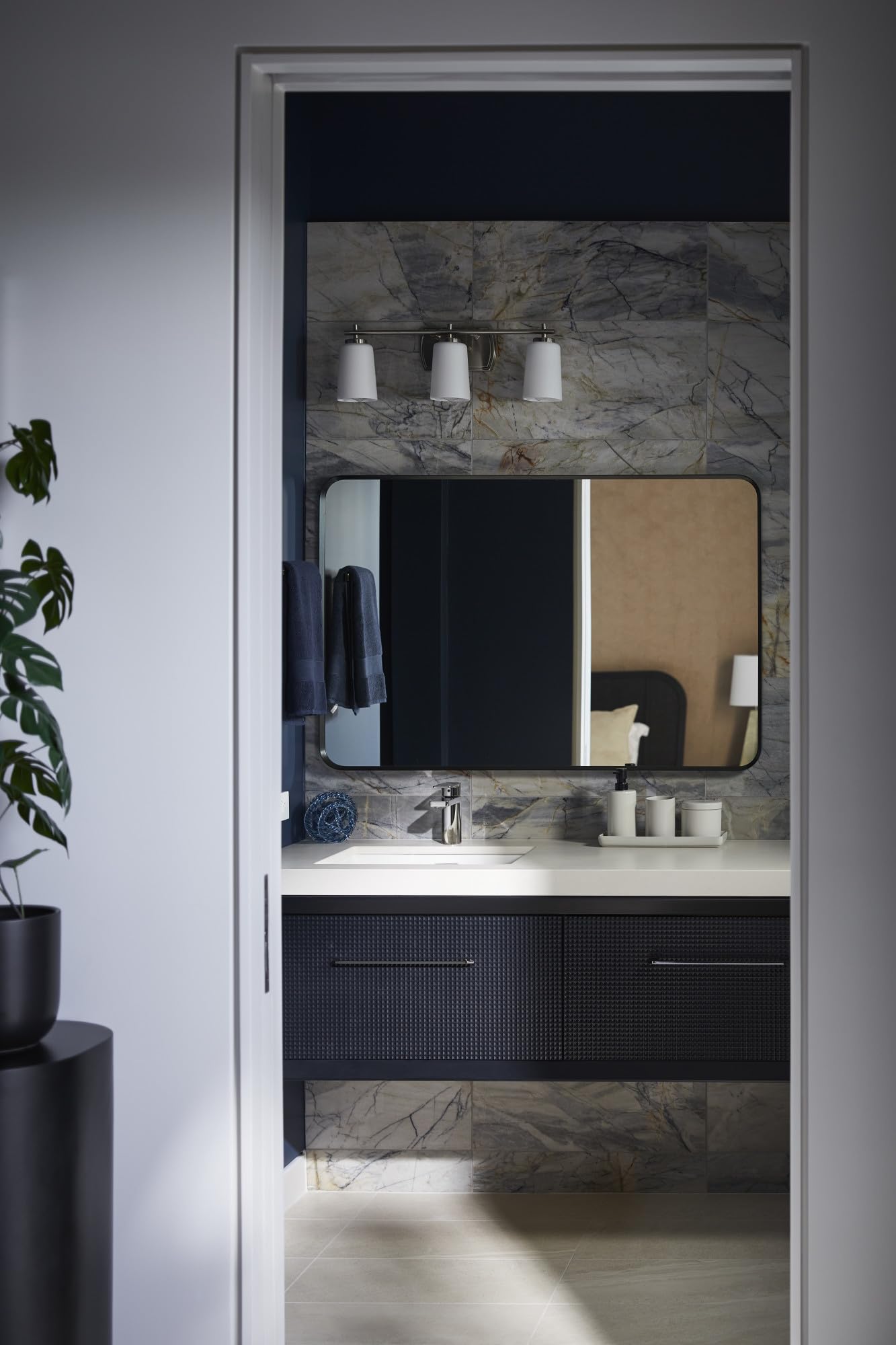Brazn White Rectangle Undermount Bathroom Sink - Modern Ceramic Vanity Sink for Bathroom Remodeling, Powder Room & Guest Bath Installation