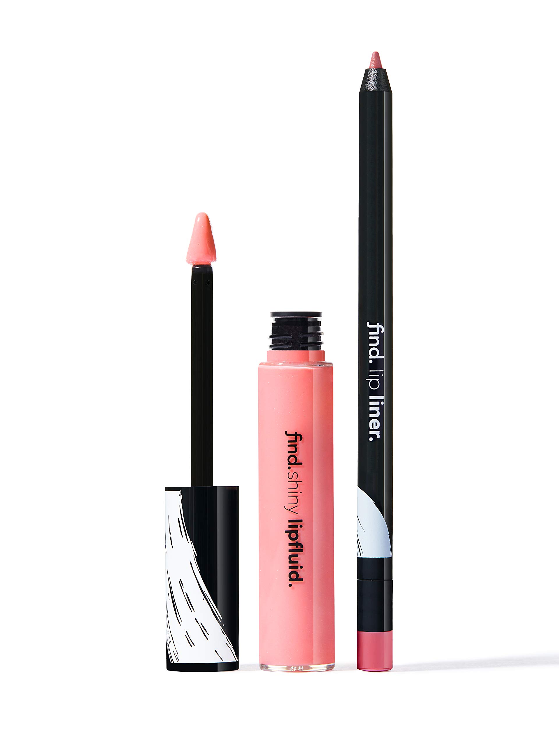 Sugar Rush Lip Liner & Shiny Lip Gloss Set - Long Lasting Matte Lip Pencil with Glossy Lip Fluid for Full Lips - Perfect for Parties, Date Nights & Everyday Glam Makeup Looks