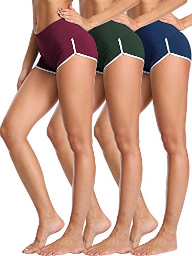 Pack of 3:1301# Navy & Dark Green & Red