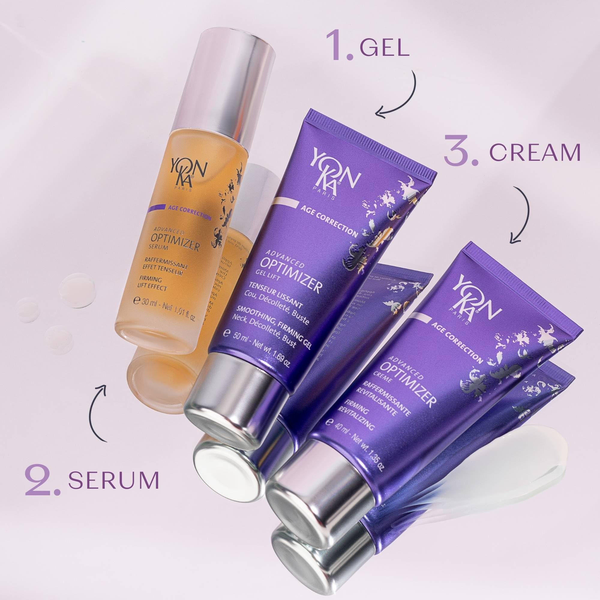 Yon-Ka Advanced Optimizer Anti-Aging Serum 30ml - Firming & Lifting Face Serum with Marine Collagen & Hyaluronic Acid | Dermatologist-Tested, 89% Natural Ingredients | Reduce Wrinkles & Boost Radiance for Youthful Skin | Perfect for Daily Skincare Routine & Nighttime Rejuvenation