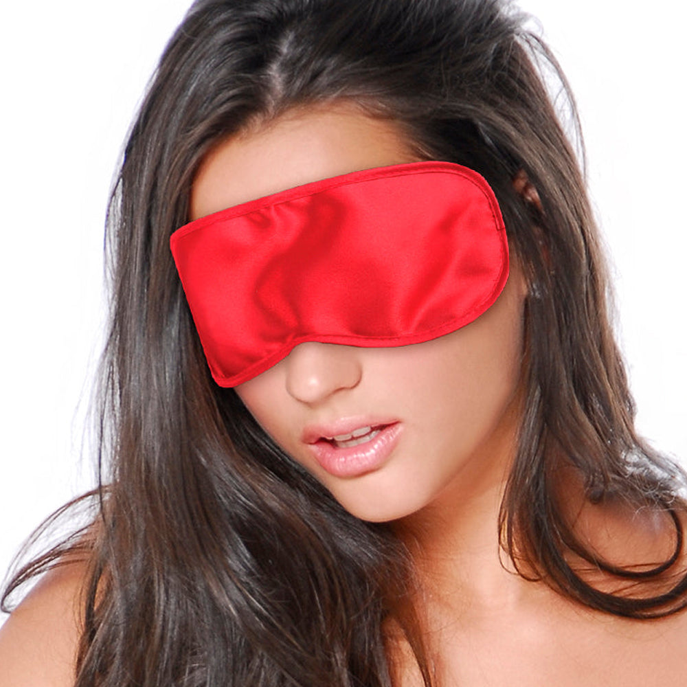 Fetish Fantasy Series Satin Love Mask - Elegant Blindfold for Sensual Play, BDSM, and Romantic Roleplay - Perfect for Couples, Spice Up Your Intimate Moments