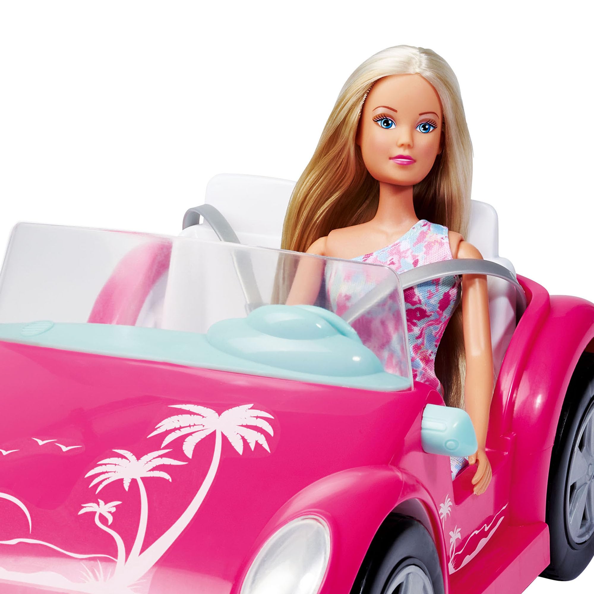 Simba Toys Steffi Love Beach Car and Doll Set - Perfect for Kids' Outdoor Play, Beach Trips, and Summer Adventures