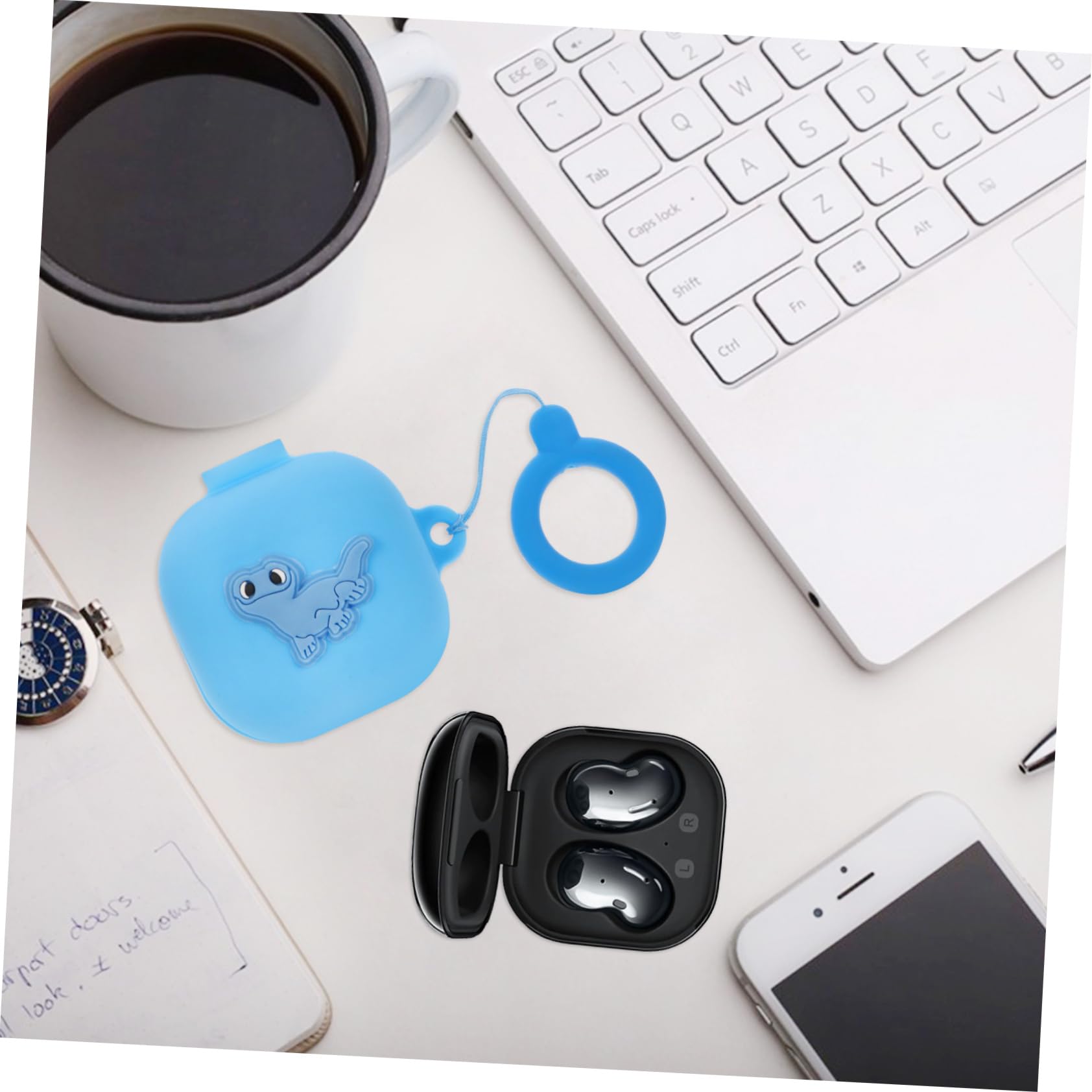 Hemobllo 3 Pack Silicone Earbud Case Cover - Soft Protective Holder for AirPods & Wireless Earbuds - Durable, Non-Slip Grip for Daily Use, Travel & Workout Protection