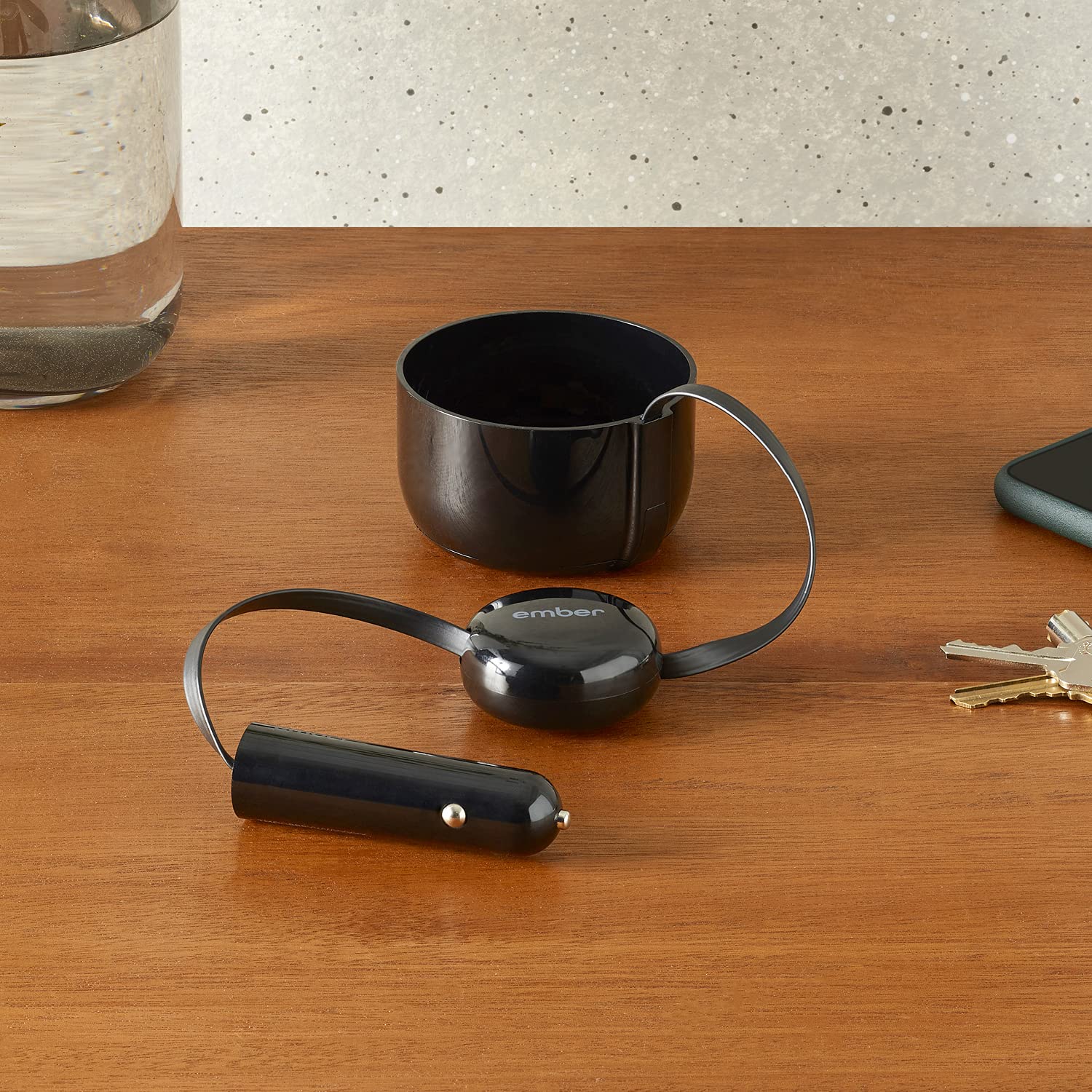 Ember Temperature Control Travel Mug Car Charger - Smart Heated Coffee Cup for Commuting, Travel & Office Use - Keep Drinks Warm on the Go
