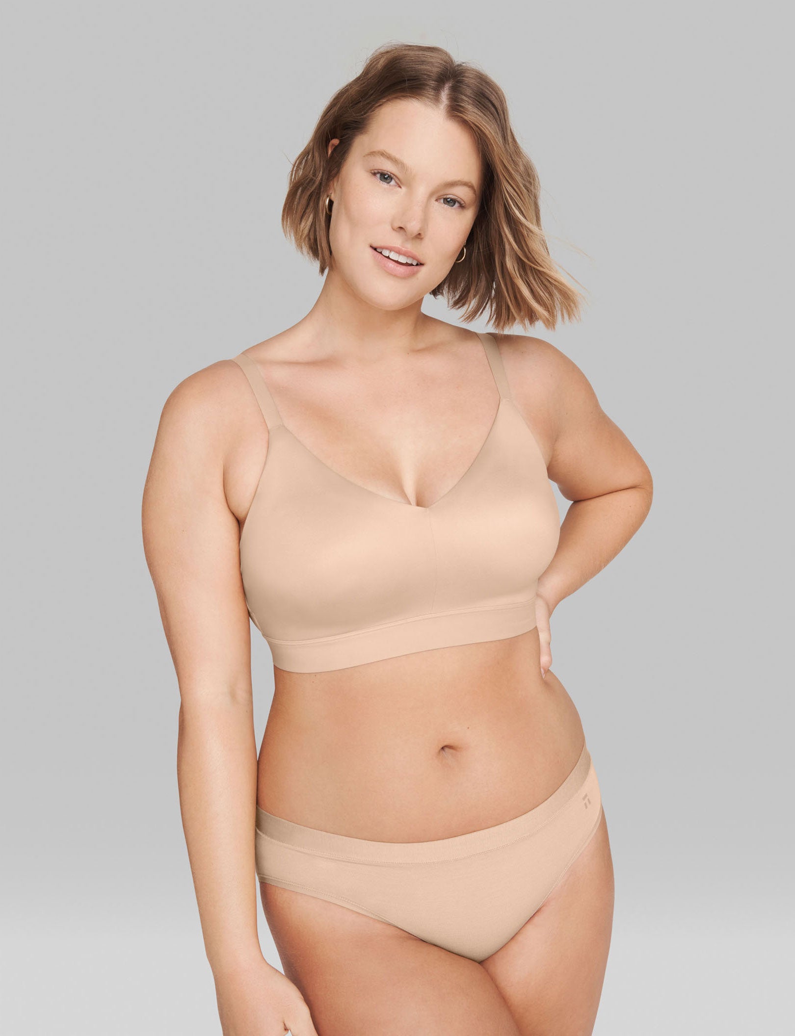 Second Skin Triangle Bralette - Ultra Soft Wireless Comfort Bra for Women | Perfect for Yoga, Lounge & Everyday Wear