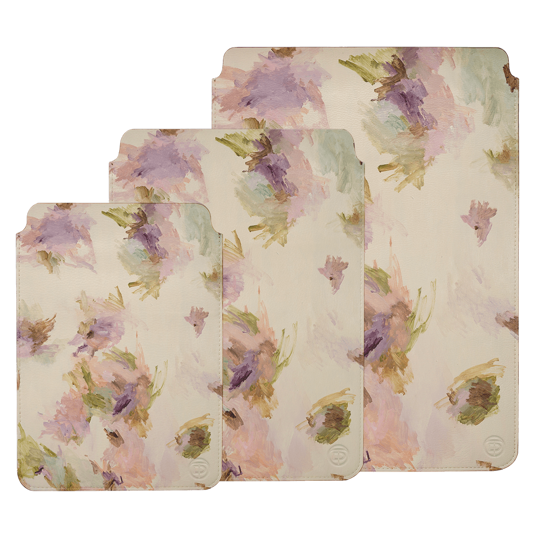 Premium Blossom Floral Laptop & iPad Sleeve - 13-15 Inch Laptop Case & 10-12 Inch Tablet Cover with Soft Padding - Perfect for Work, School & Travel Protection
