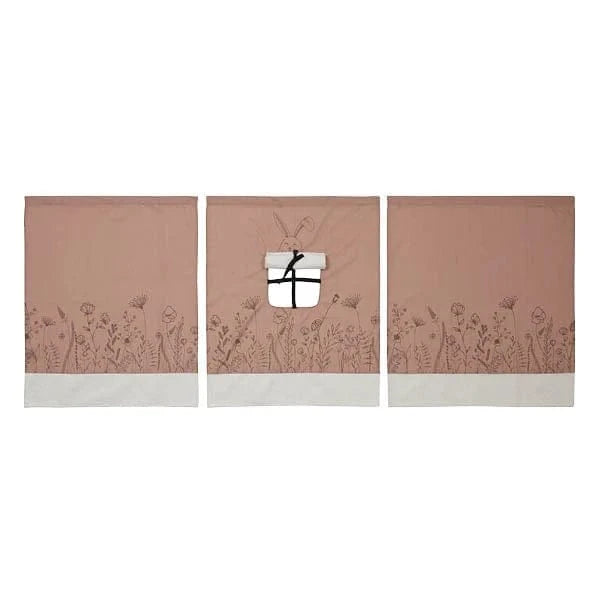Happy Rabbit Play Curtain for Mid Sleeper Bed - Fun Kids Room Decor, Bed Canopy & Play Tent for Imaginative Play - Perfect for Bedrooms, Playrooms & Sleepovers