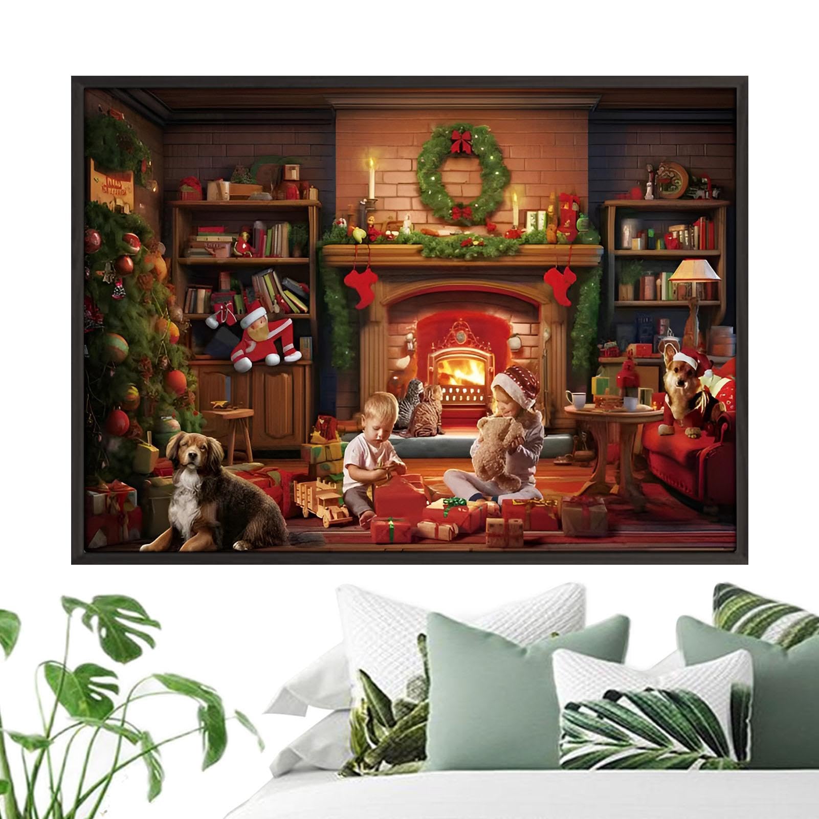 Christmas Countdown Puzzle - 1008 Piece Advent Calendar Puzzle, Festive Holiday Countdown Game | 24-Day Christmas Puzzle for Adults & Kids, Seasonal Family Activity for Holiday Decor & Gift Giving