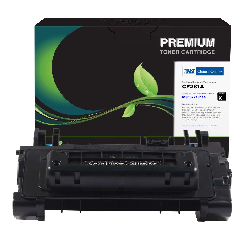 High-Quality MSE Remanufactured Toner Cartridge Replacement for HP CF281A (HP 81A) | Compatible with HP Printers | Black Ink | Ideal for Home & Office Printing Needs
