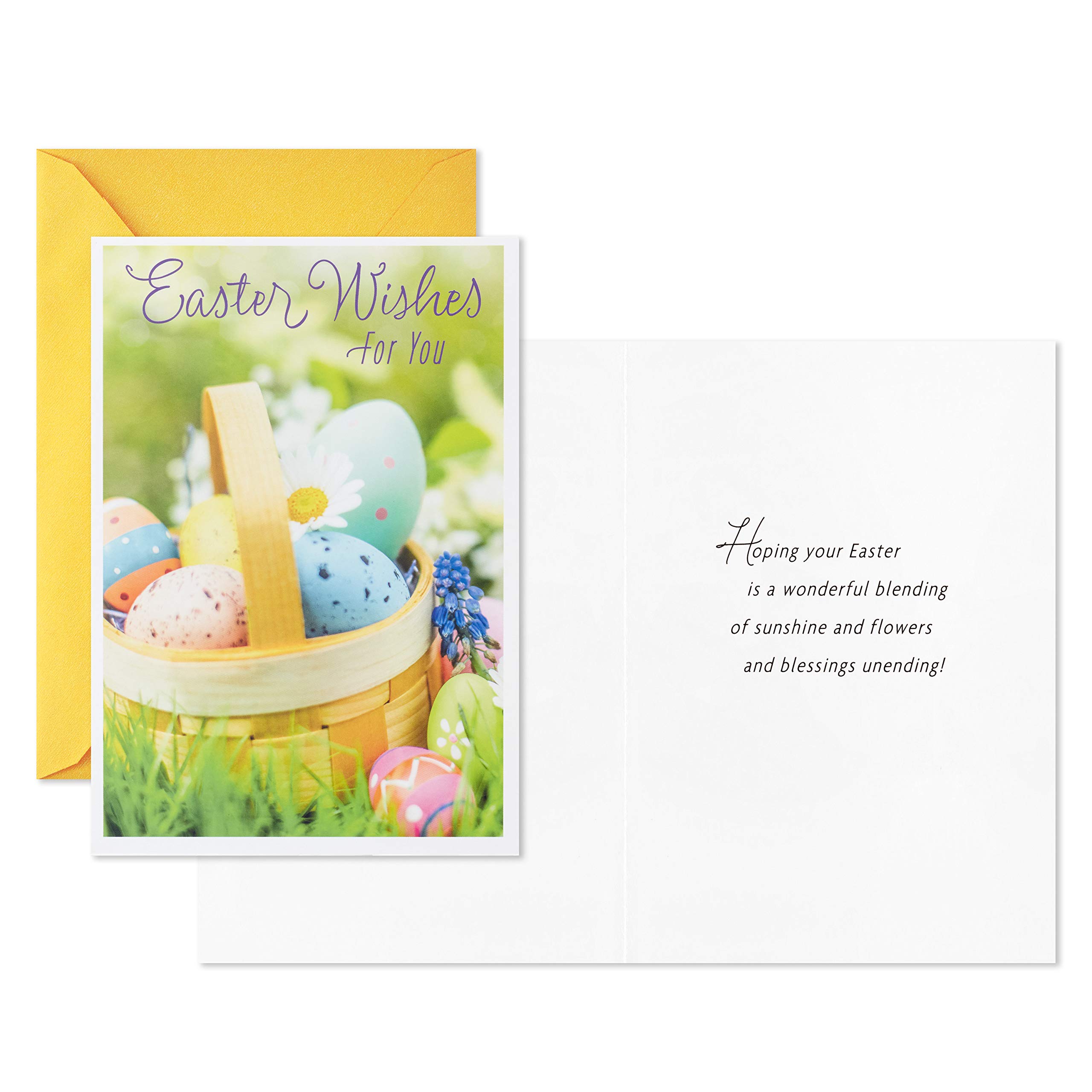 Hallmark Easter Greeting Cards Assortment - 8 Fuzzy Wishes Spring Cards with Envelopes for Easter Celebrations, Family Gatherings & Church Events