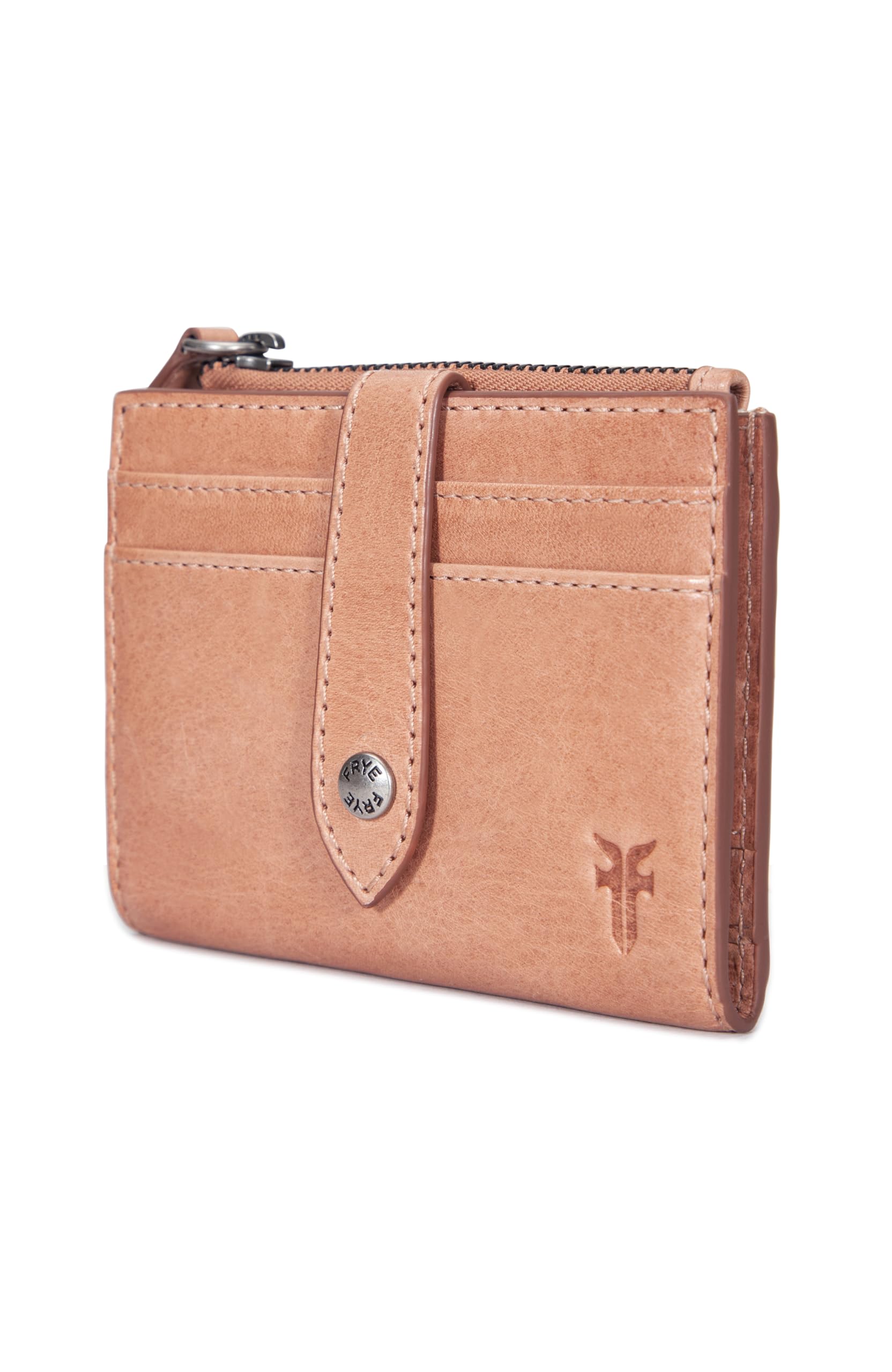Frye Women's Melissa Coin Purse - Genuine Leather Small Wallet for Credit Cards & Cash - Perfect for Everyday Use, Travel & Gifts