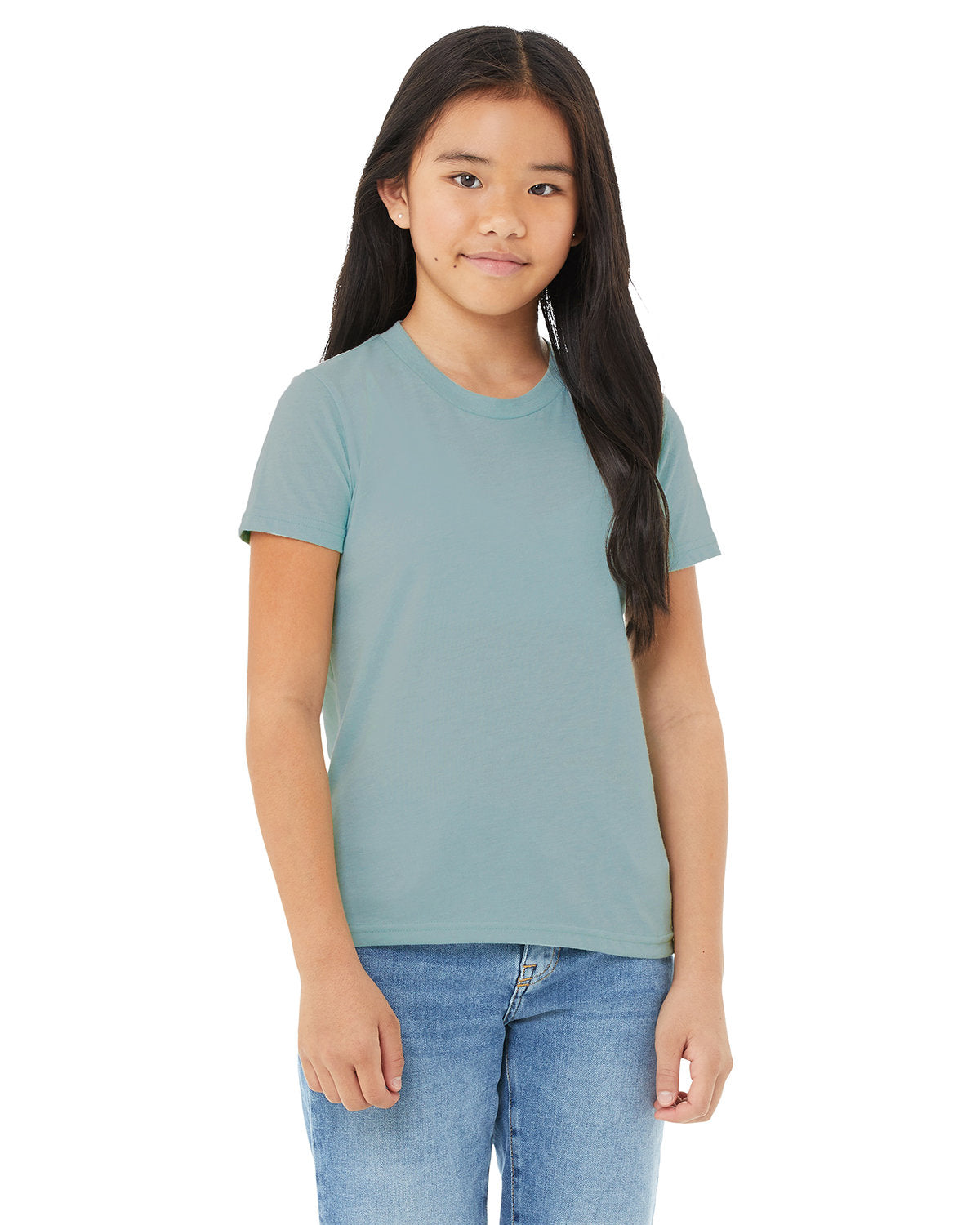 Bella + Canvas 3001YCV Youth Short Sleeve CVC Jersey T-Shirt - Soft Cotton Blend Tee for Kids, Boys & Girls - Perfect for School, Play & Everyday Wear