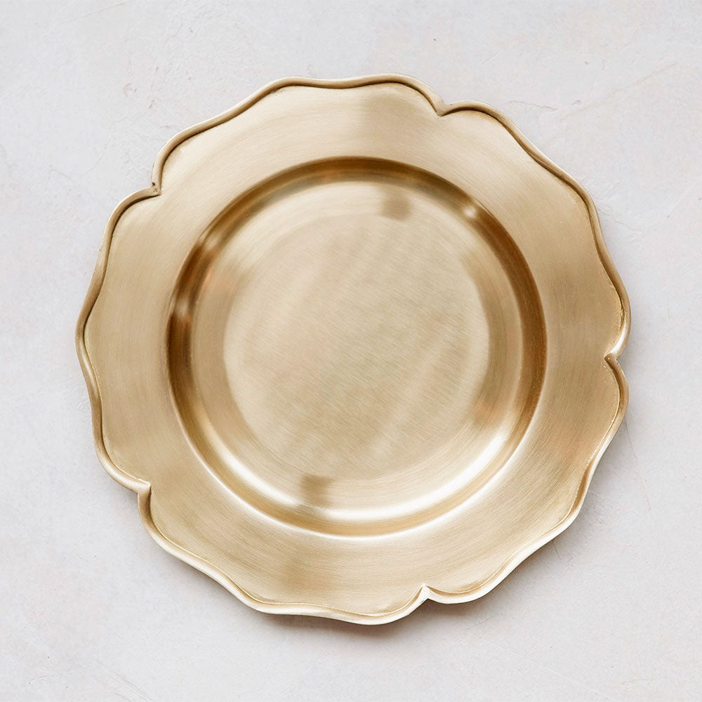 Elegant Petal Brass Tray - Large Decorative Serving Tray for Home Decor, Jewelry Display & Gift Giving - Perfect for Dining Table Centerpiece, Bathroom Organizer or Wedding Decor