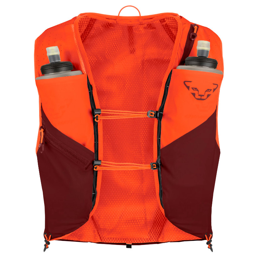 Dynafit Ultra 12 Running Vest for Men & Women - Lightweight Hydration Pack for Hiking, Trail Running & Outdoor Adventures (Dawn/Syrah Color)