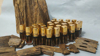 Pure Indian Agarwood Oudh/Oud Dark Intense Attar Oil 12ml - Premium Aphrodisiac Perfume Oil for Men & Women - Perfect for Meditation, Romantic Evenings and Spiritual Rituals