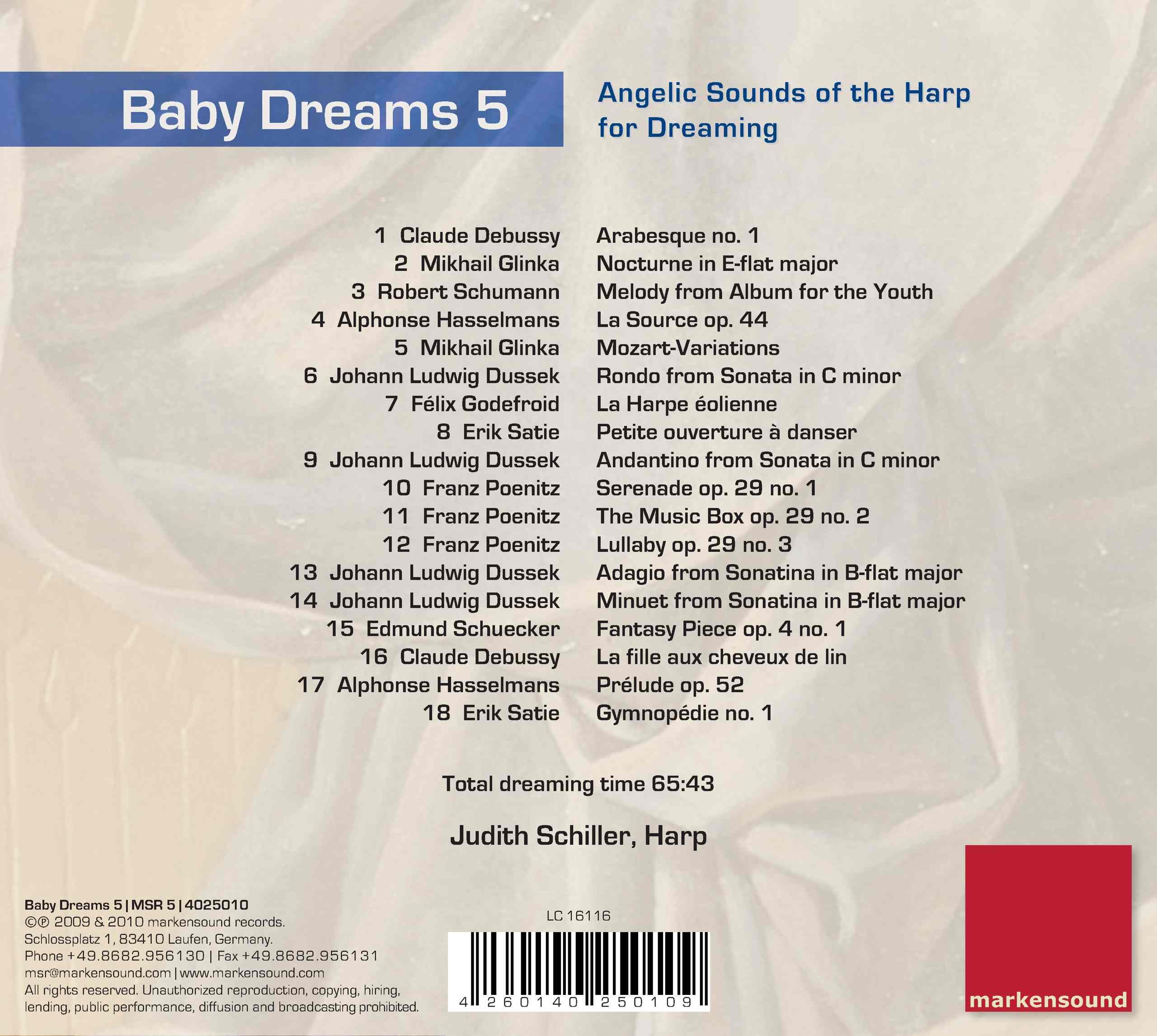 Baby Dreams 5 - Soothing Classical Music for Children & Infants | Angelic Harp Lullabies for Sleep & Relaxation | Perfect for Bedtime, Naptime & Nursery