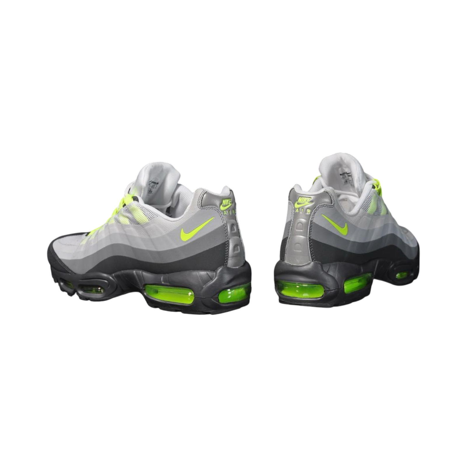 Nike Air Max 95 No Sew Neon Running Shoes - Lightweight Cushioned Sneakers for Men & Women - Perfect for Jogging, Gym Workouts & Casual Wear