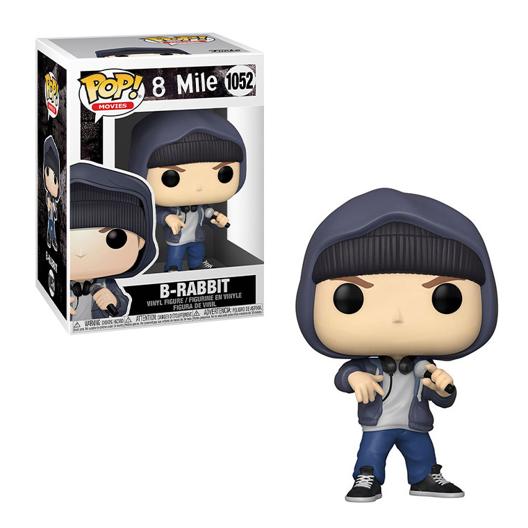 Funko Pop! 8 Mile: B Rabbit #1052 Collectible Vinyl Figure - Perfect for Hip-Hop Fans & Movie Memorabilia Collectors | Great for Display, Gifts & Pop Culture Decor